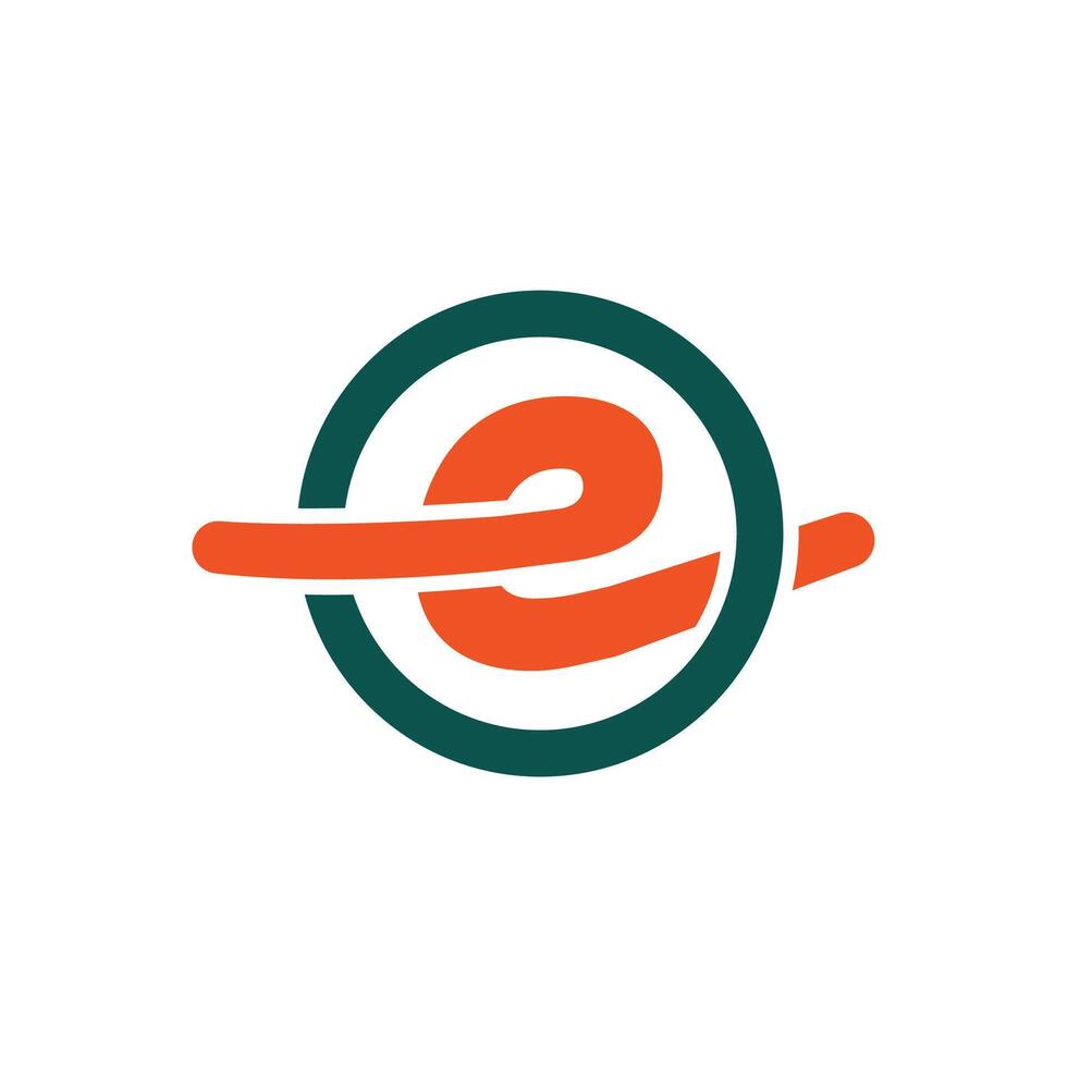 A logo for a company that is called e vector