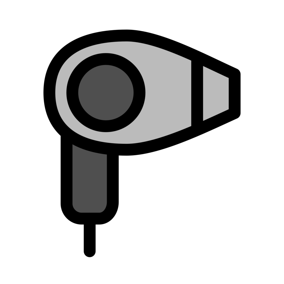 Bathroom hairdryer - clean and modern bathroom icon png