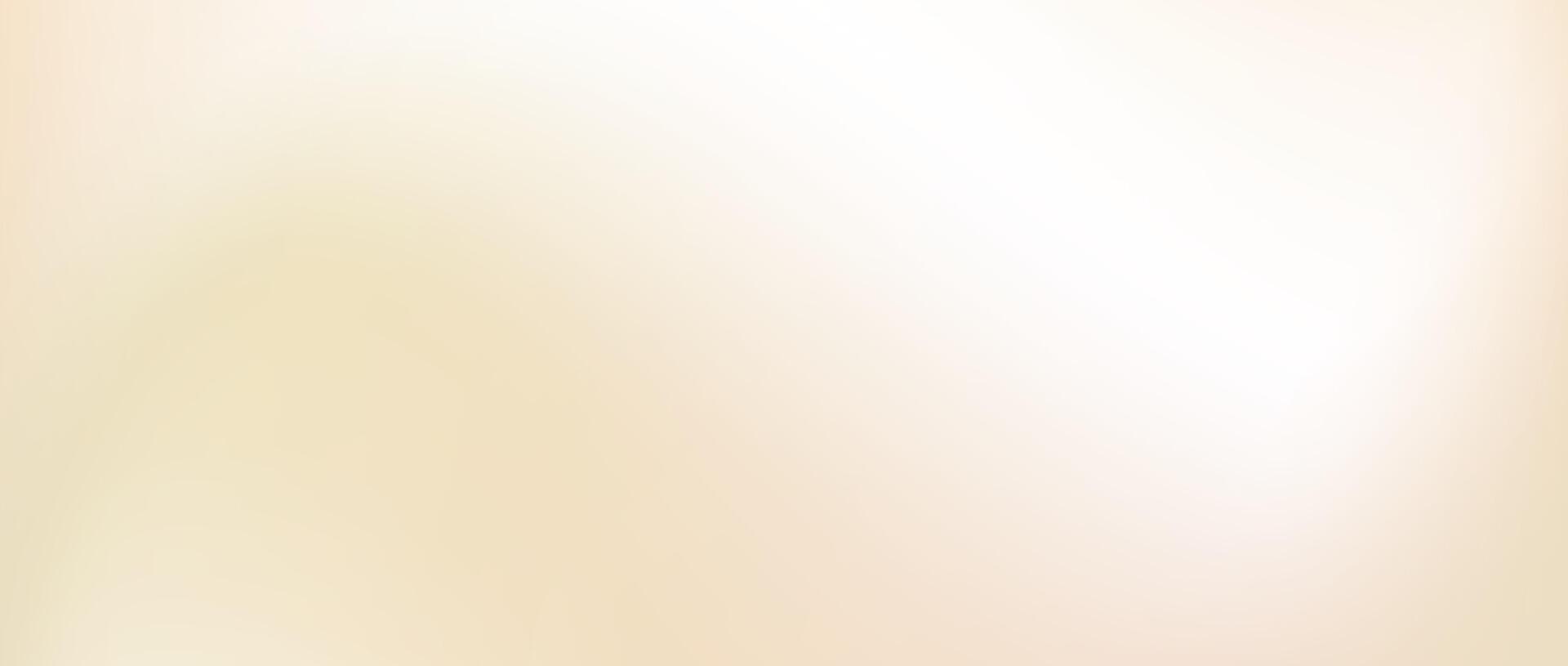 Smooth beige wavy gradient background. Soft silky ecru liquid wallpaper. Warm color splash texture for banner, flyer, presentation, graphic design, leaflet. Abstract blur wavy backdrop cover. vector