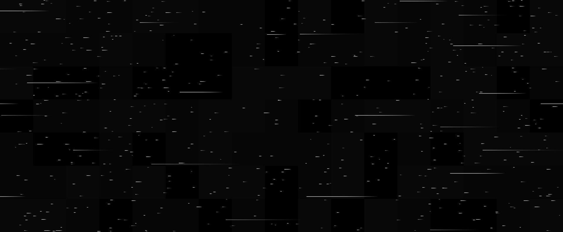 Static noise texture. Lost or bad TV signal concept. Random rippled tape background. Glitch vhs pixel snow noise wallpaper. Image distortion distressed backdrop effect. White noise trails vector