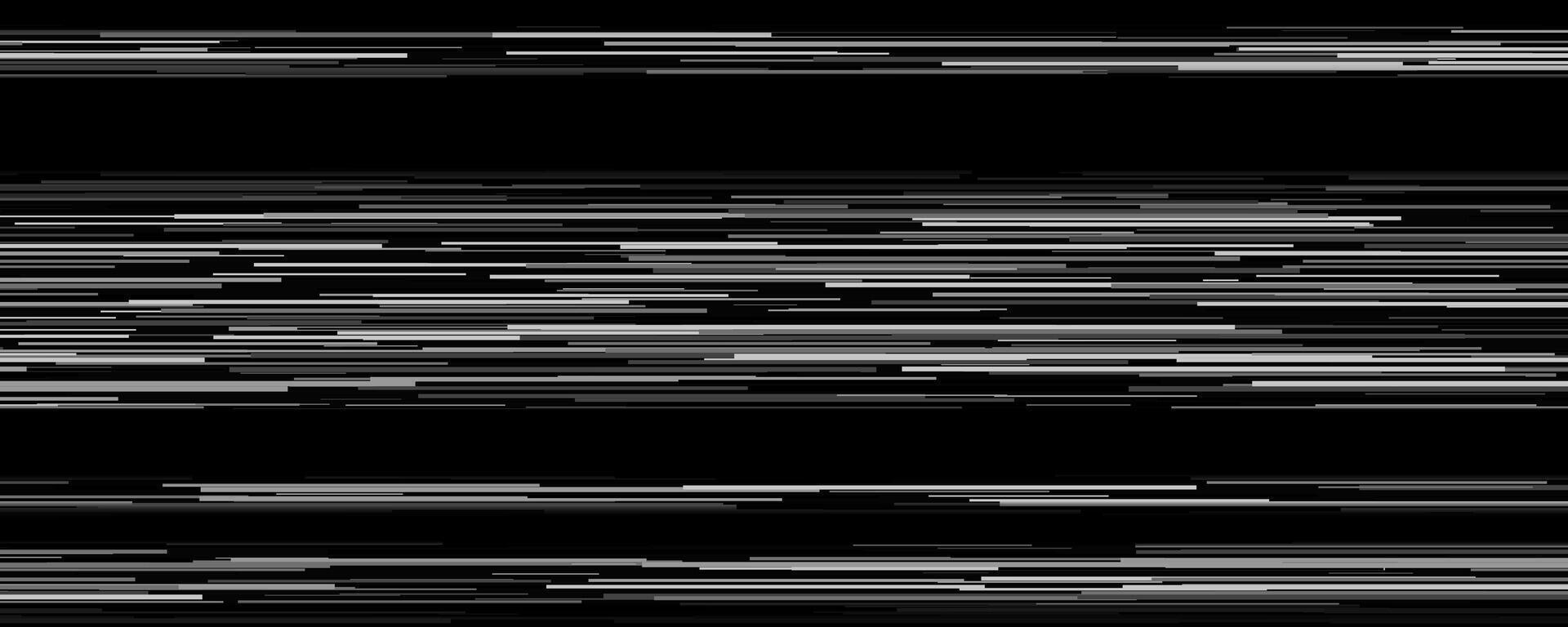 TV static noise texture. VHS signal wallpaper with black stripes, interferences or glitches. Glitch white noise background. Rippled grained television screen backdrop for poster, banner. vector