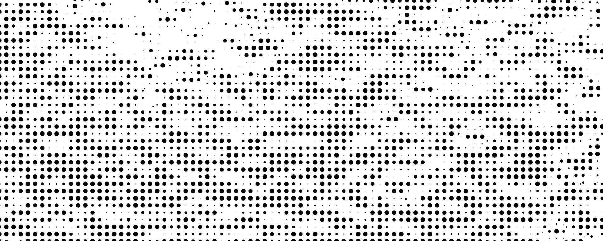 Halftone noise texture. Grunge grit halftone background. Black and white sand noise wallpaper. Retro comic pixelated backdrop. Dirty grain spots, stains, dots textured overlay. vector