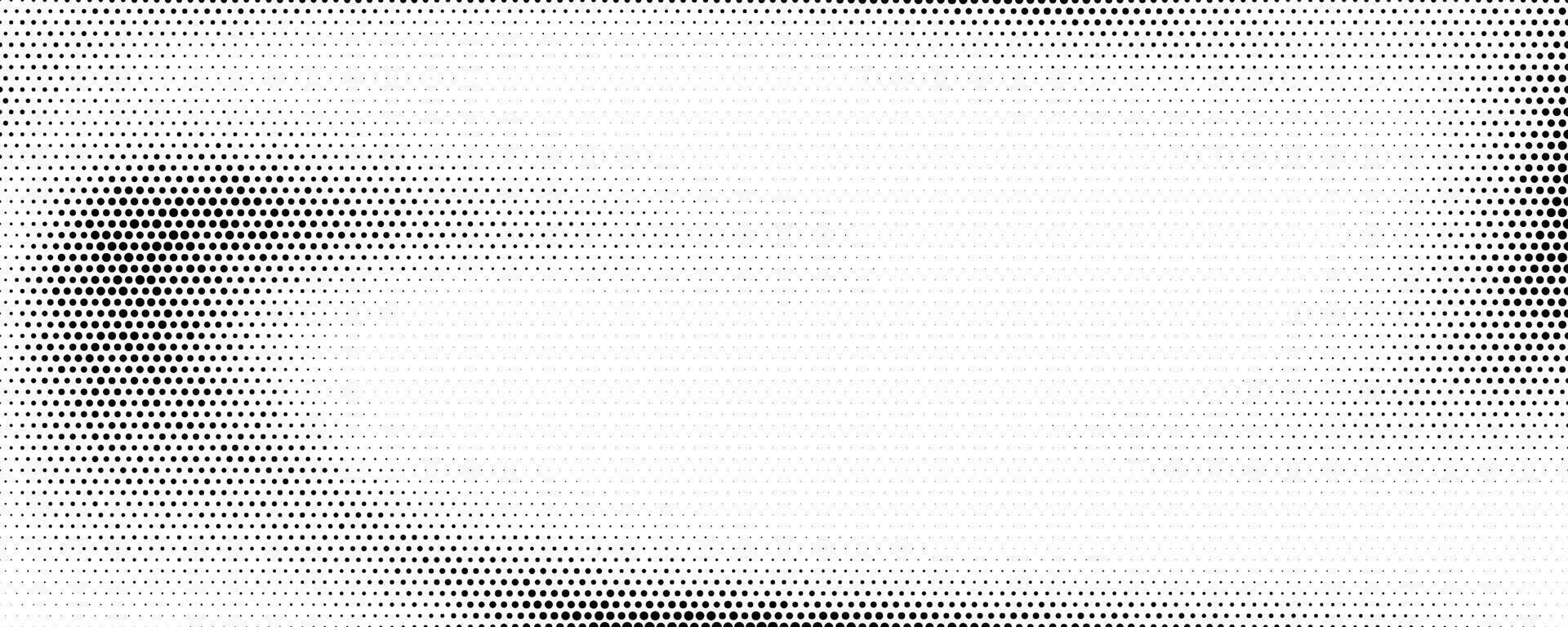 Grunge halftone gradient texture. Faded grit background. White and black sand noise wallpaper. Retro pixelated backdrop. Anime or manga style comic overlay. Halftone graphic design template vector