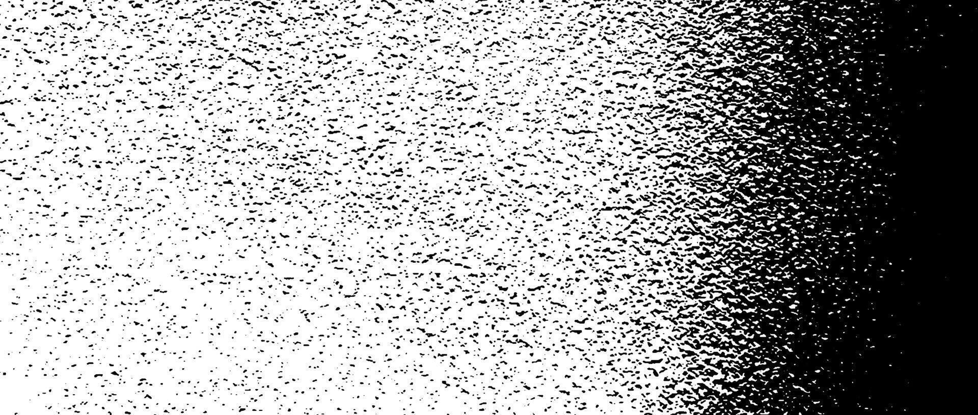 Black grit grunge texture. Grainy photocopy overlay background. Distressed noise surface with dust, sand, particles, specks, speckles. Rough dirty granule lino backdrop of concrete, cement. vector