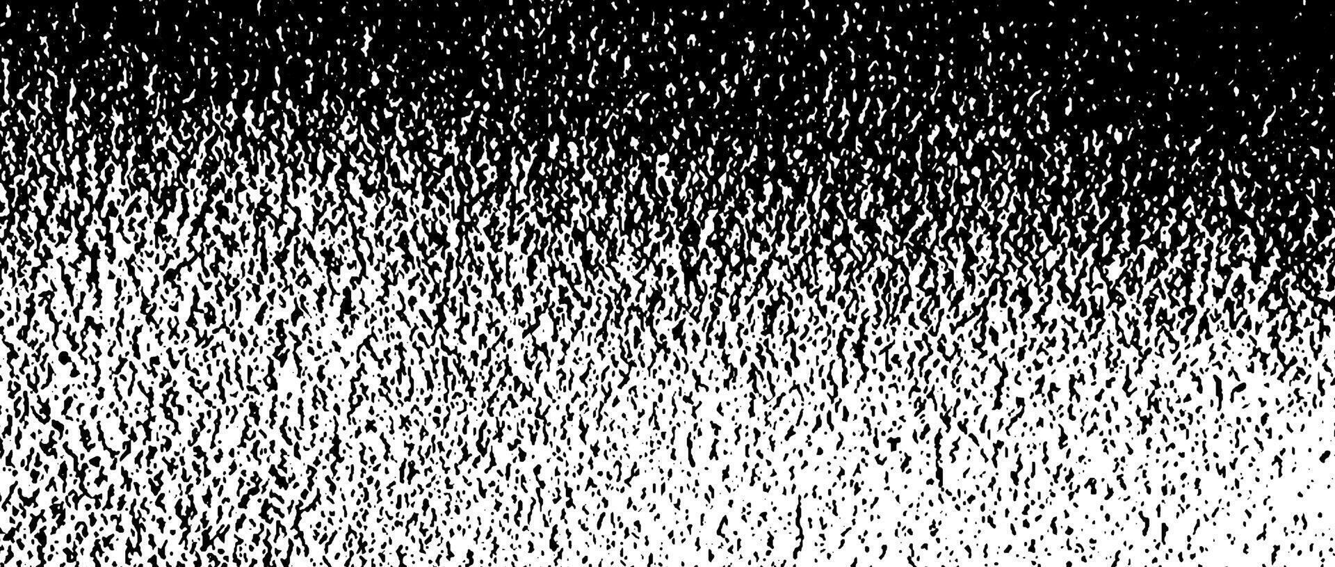 Black gritty grunge texture. Grain photocopy overlay background. Distressed noise surface with dust, sand, particles, specks, speckles. Rough dirty granule lino backdrop of concrete, cement vector