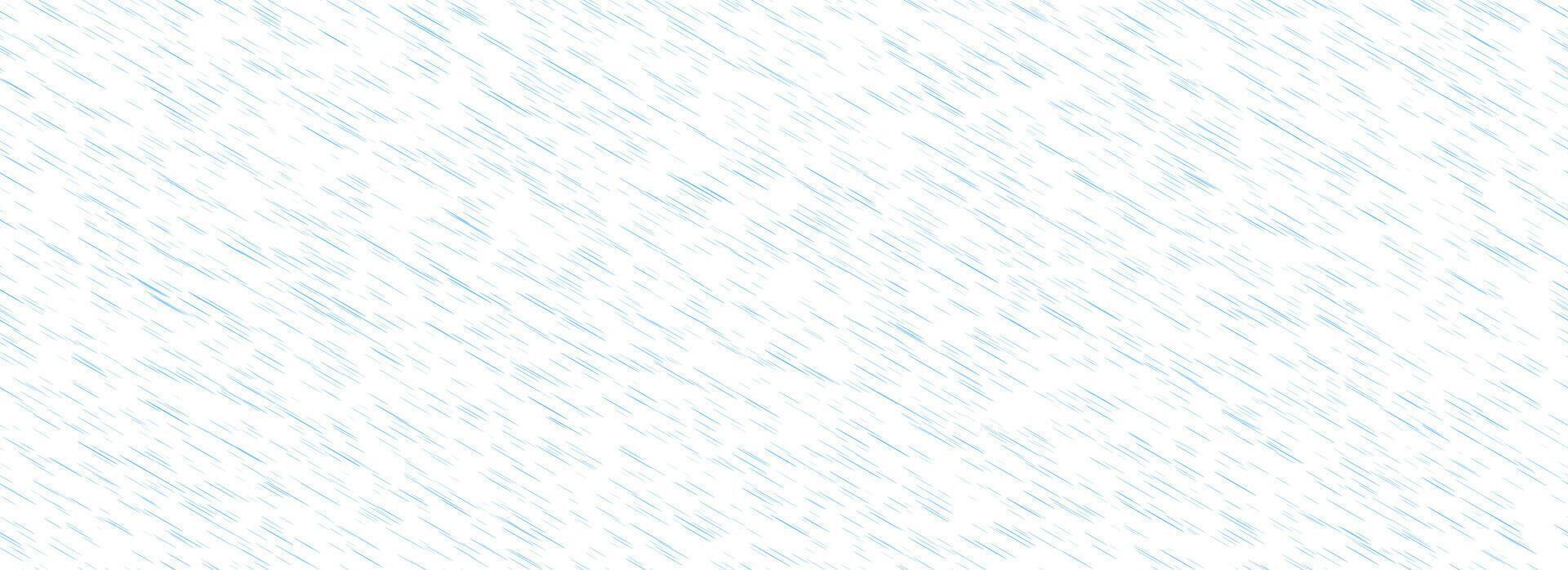 Seamless heavy rain pattern. Diagonal pouring rain texture. Repeating falling water drop background. Sleet, hail or snow precipitation wallpaper. Blue downpour backdrop. vector