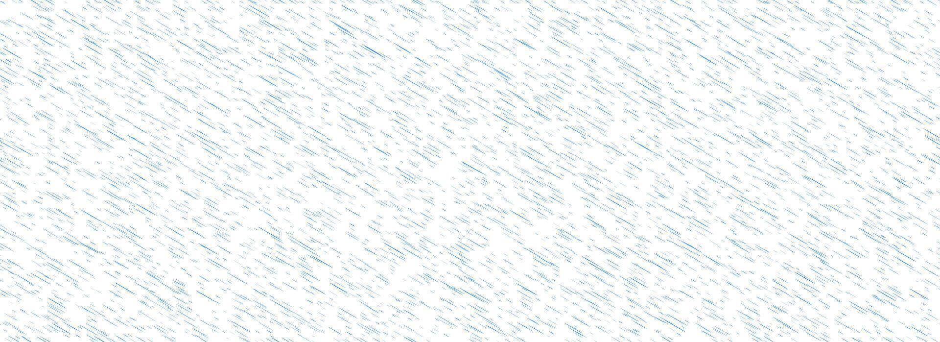 Heavy rain seamless pattern. Diagonal pouring rain texture. Repeating falling water drop background. Sleet, hail or snow precipitation wallpaper. Blue downpour backdrop. vector