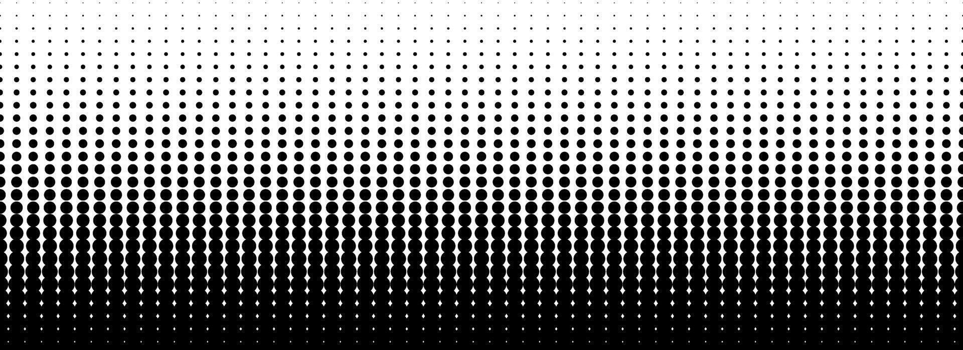 Dotted halftone gradient texture. Fading oval dot background. Repeated dots gradation pattern. Black vanishing comic pop art overlay backdrop. Halftone raster effect wallpaper. vector