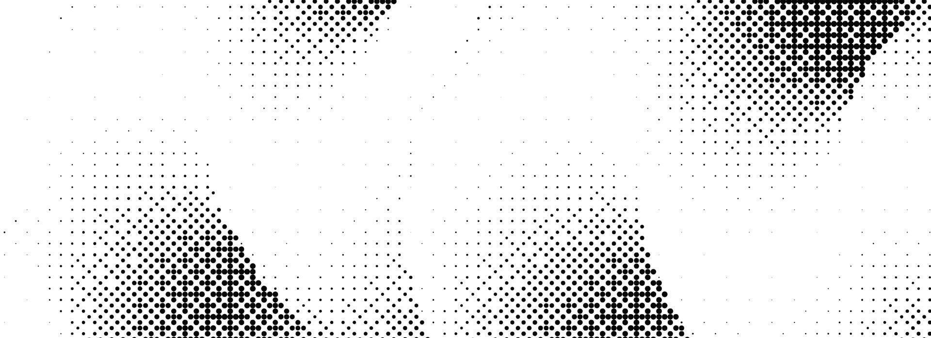 Pixelated curve gradient shape. Comic dither undulate texture background. Liquid squiggle form for banner, poster, leaflet, brochure. Cartoon rasterized overlay backdrop. Dotted cloud wallpaper vector