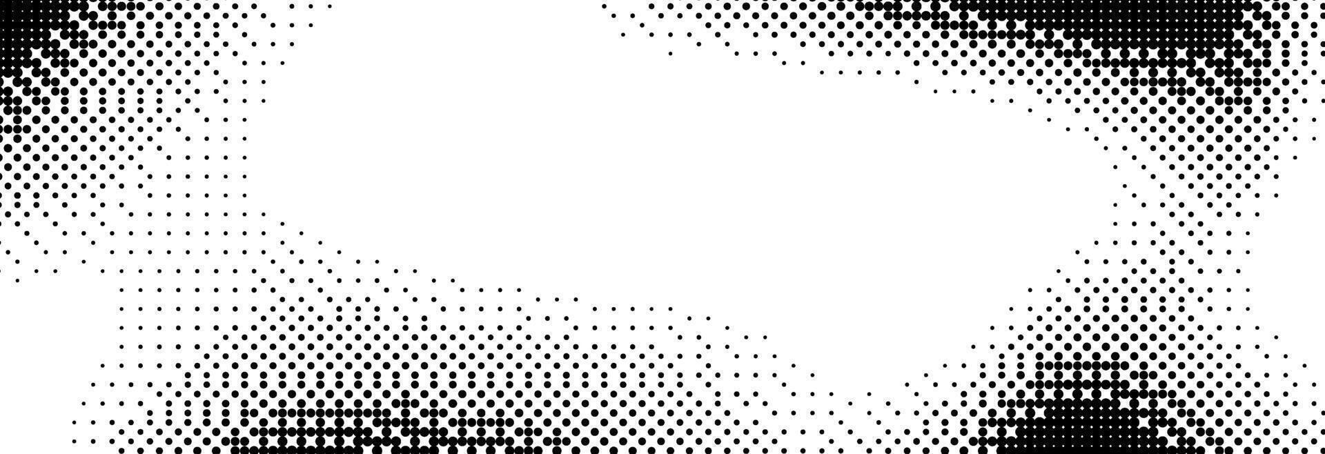 Pixelated bitmap gradient texture. Dither wavy background. 8 bit game screen wallpaper. Retro glitchy pixel art backdrop. Abstract curve dithering border overlay vector