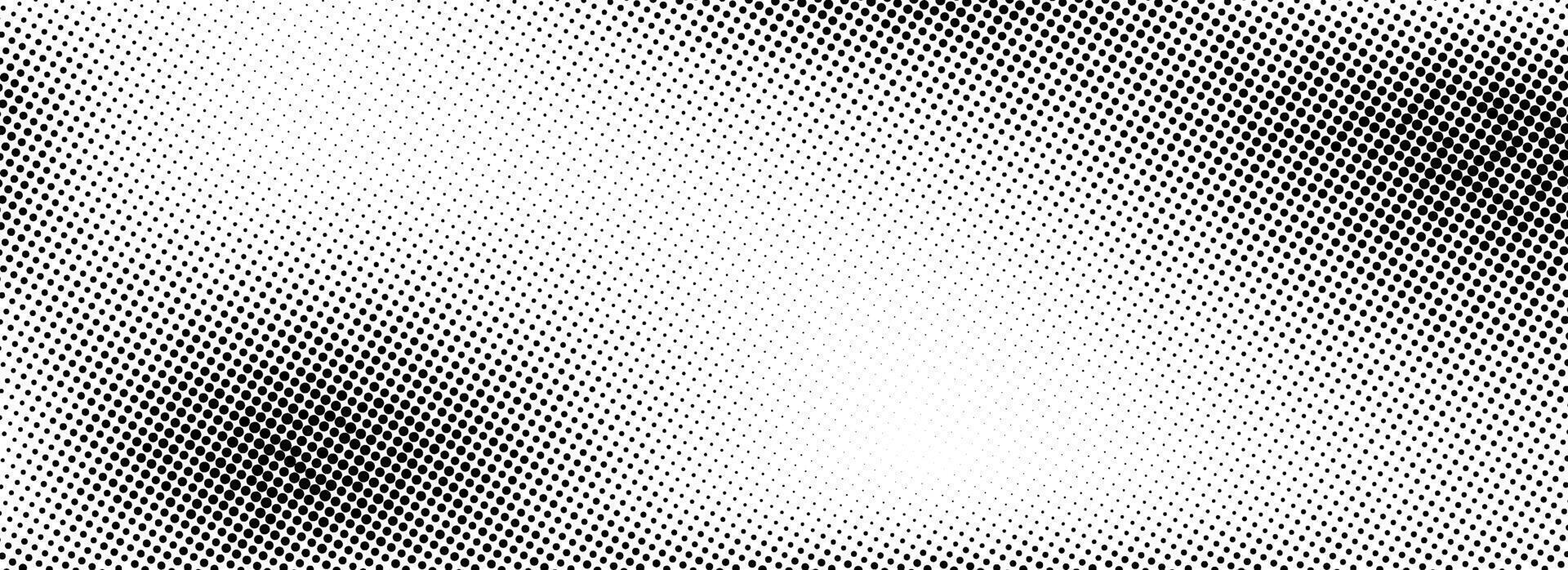 Grunge halftone dust texture. Bitmap sand particle wallpaper. Fading grit noise background. Retro pop art pixel backdrop. Anime or manga comic overlay. Dots or speckles vanishing gradient vector