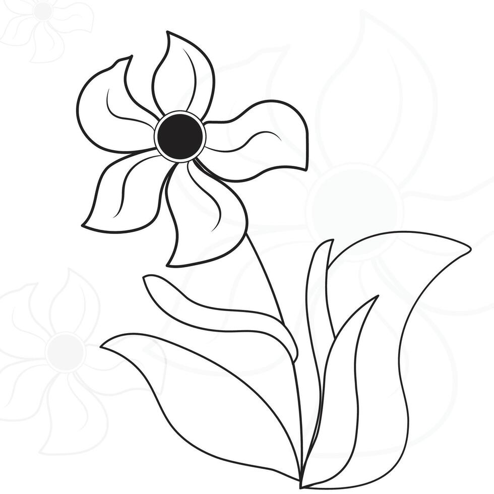 A minimalist flower outline style focuses on simple, clean lines and shapes, often using a single color. A boho flower style, on embraces a more free-spirited. vector