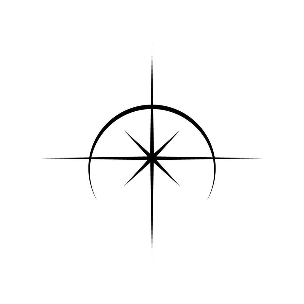 North star design vector