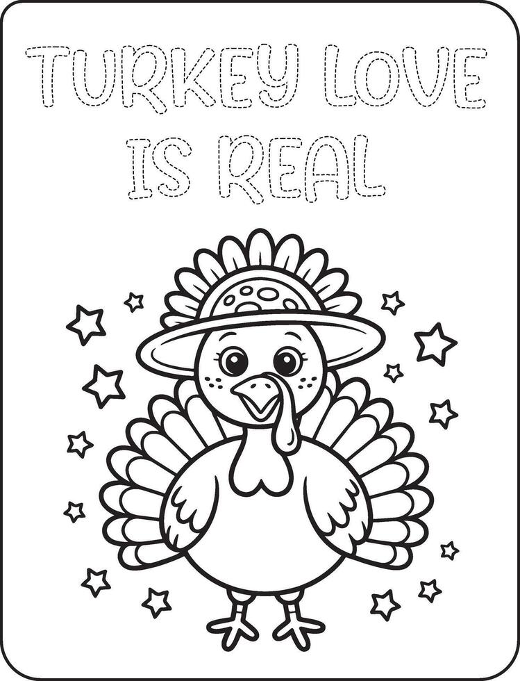 28 Bold and Easy Thanks giving for coloring pages vector