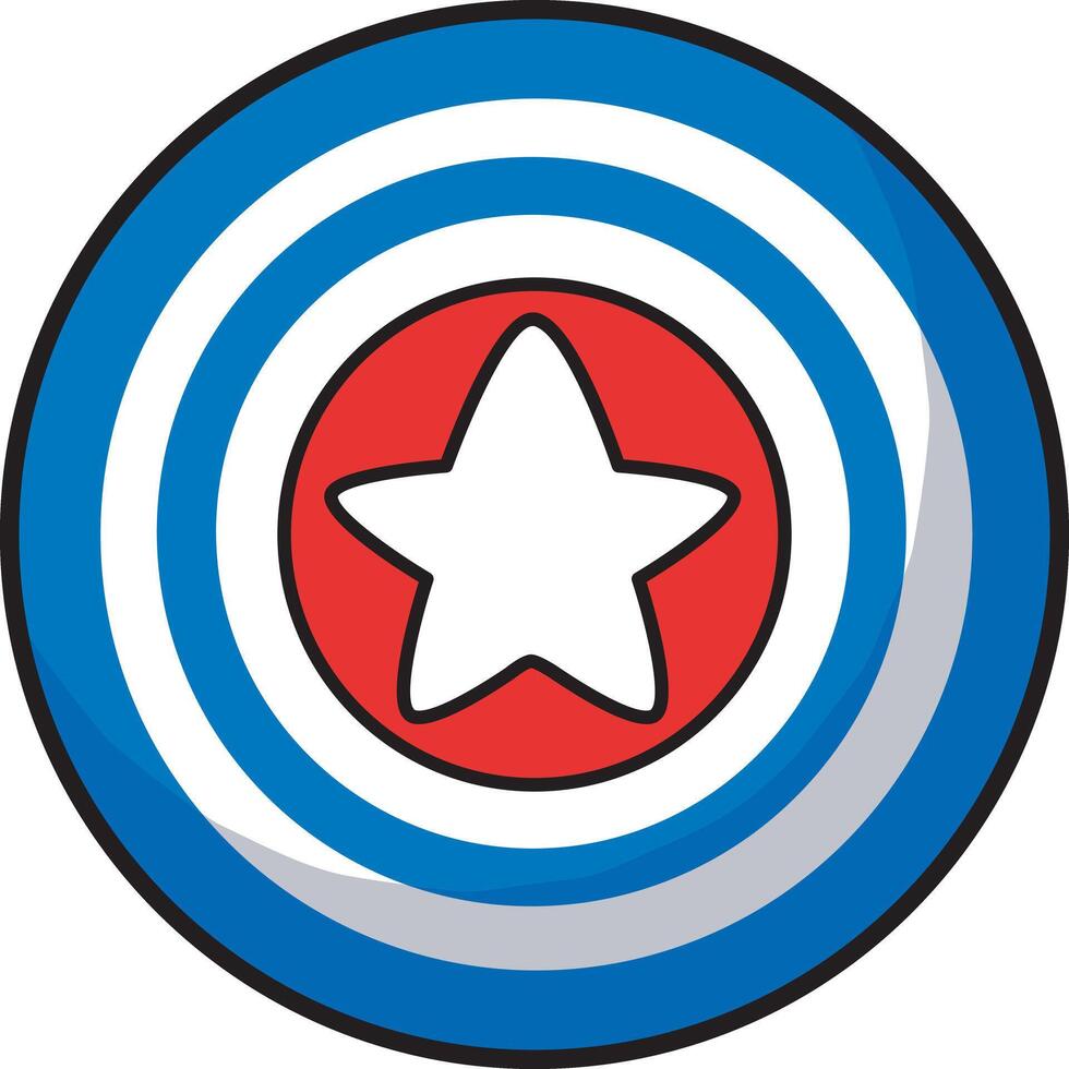 Shield of Memorial Day. Memorial Day in the United States. vector