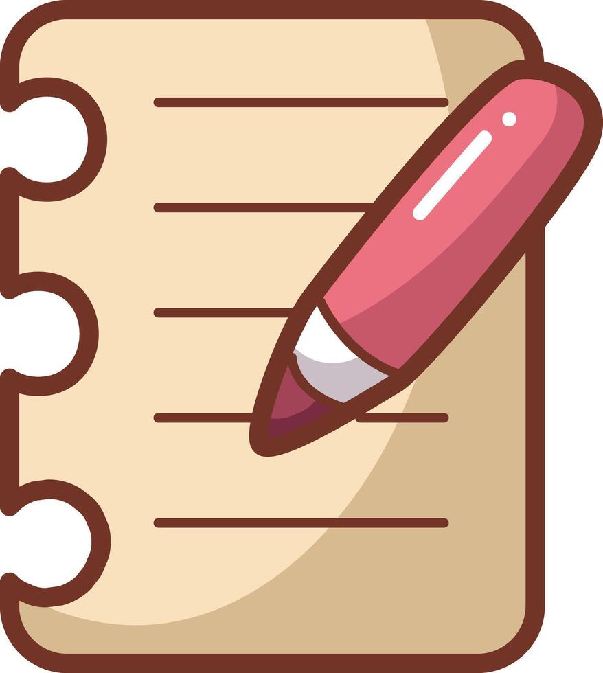 Texting icon with pencil. Adobe Illustrator Artwork vector