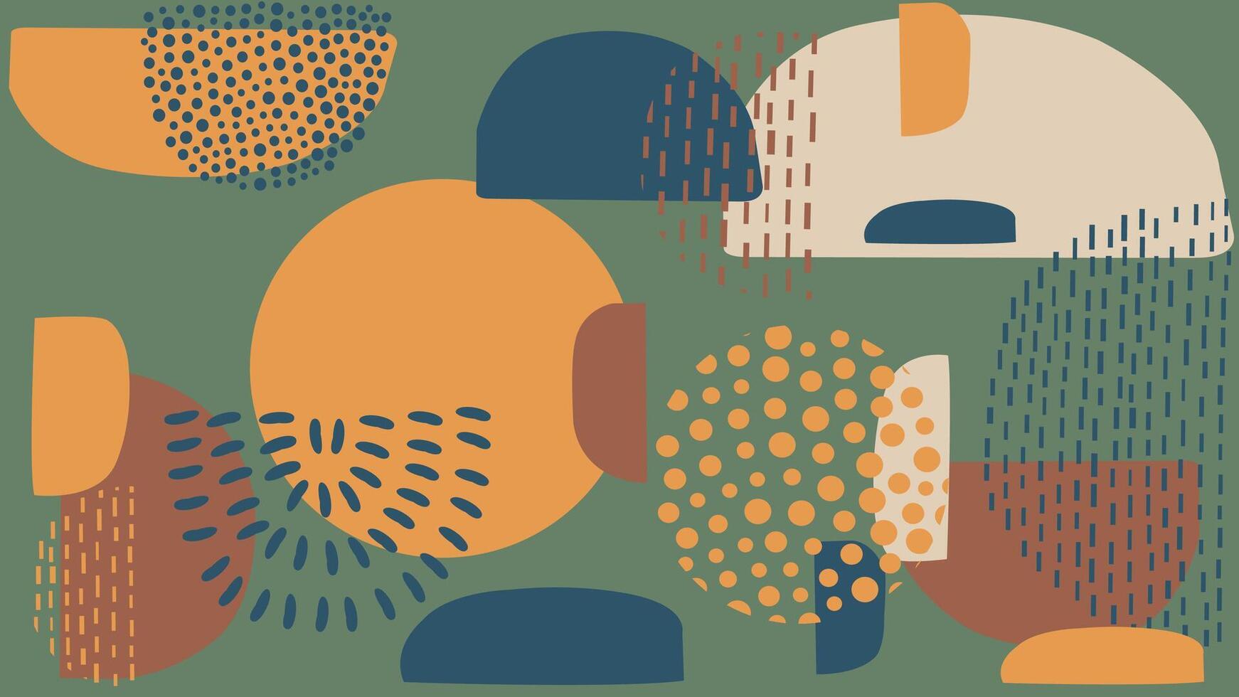 Colorful Artistic Abstract Forms Background vector
