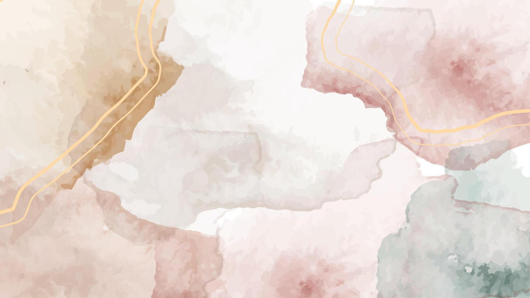 Minimal watercolor soft background vector