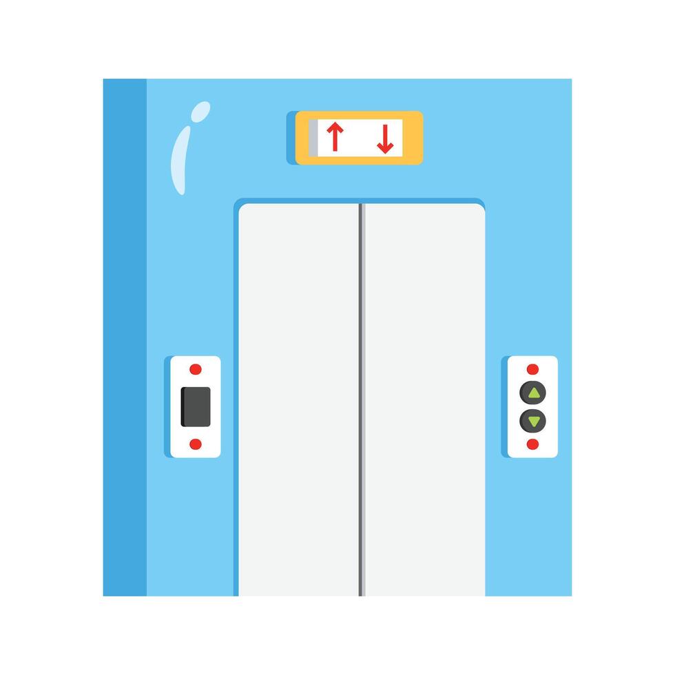 Grab this 2d icon of open hotel lift vector