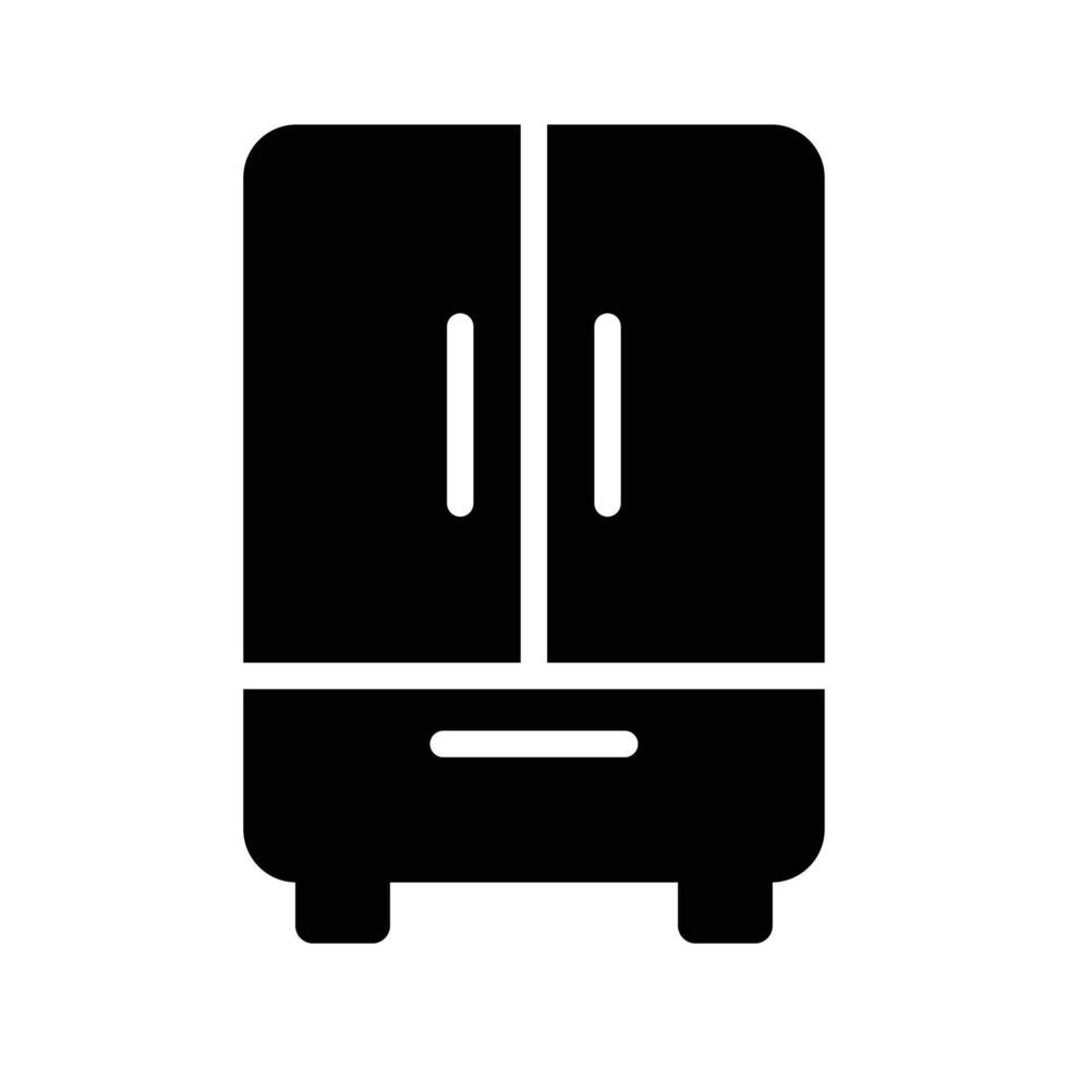 Grab this glyph icon of home kitchen cupboard vector