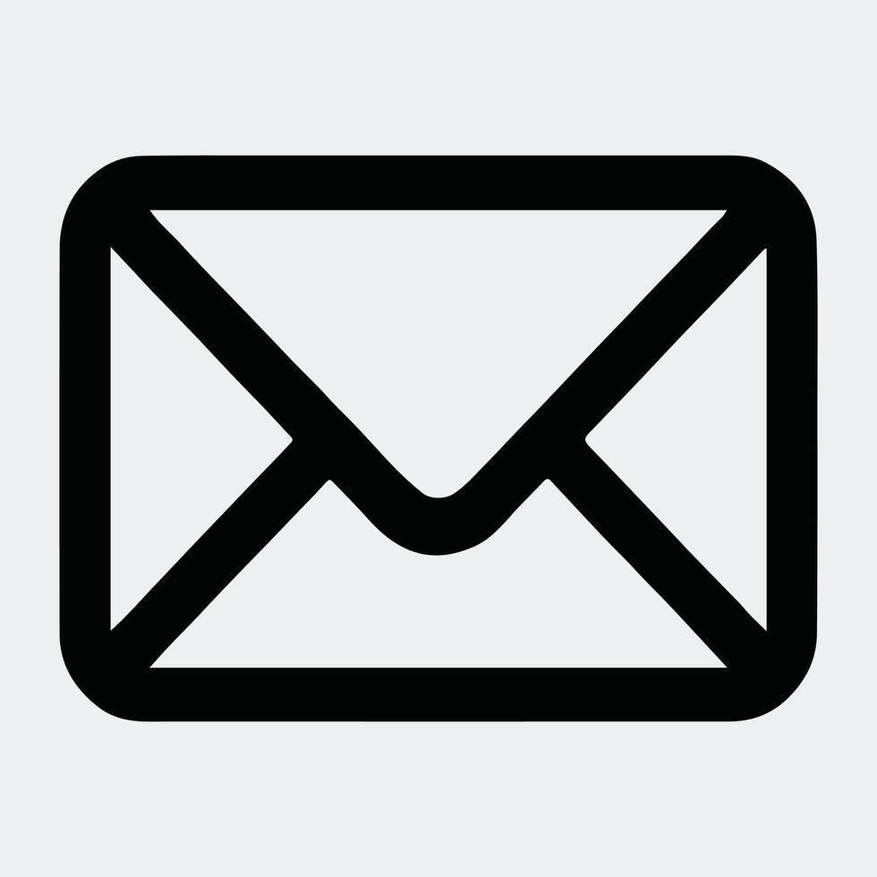 limpiar sólido sobre símbolo para web, aplicación, y contacto interfaces vector