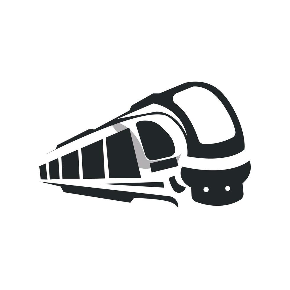 train logo template locomotive fast train illustration business brand vector