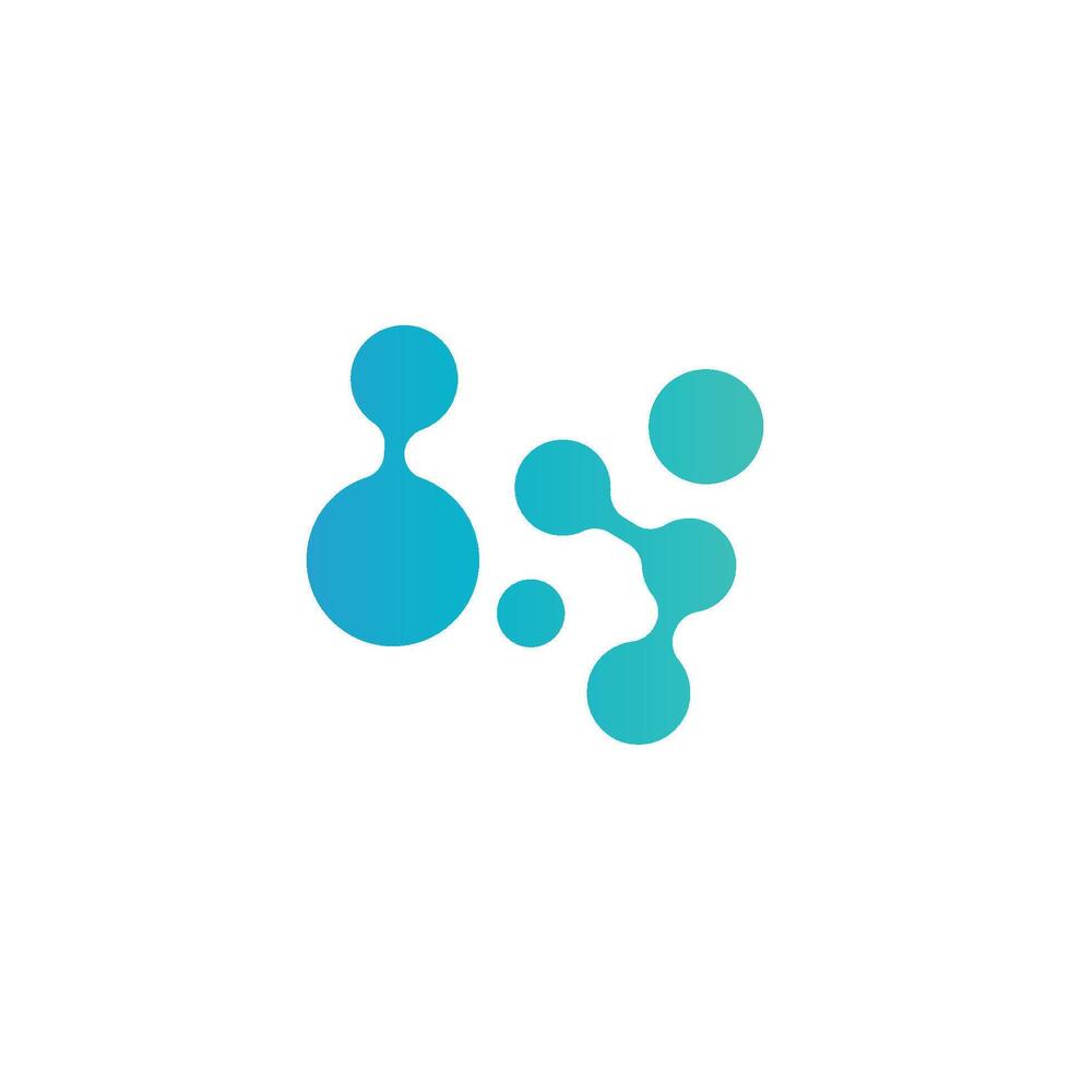 cell neuron logo design data abstract template product vector