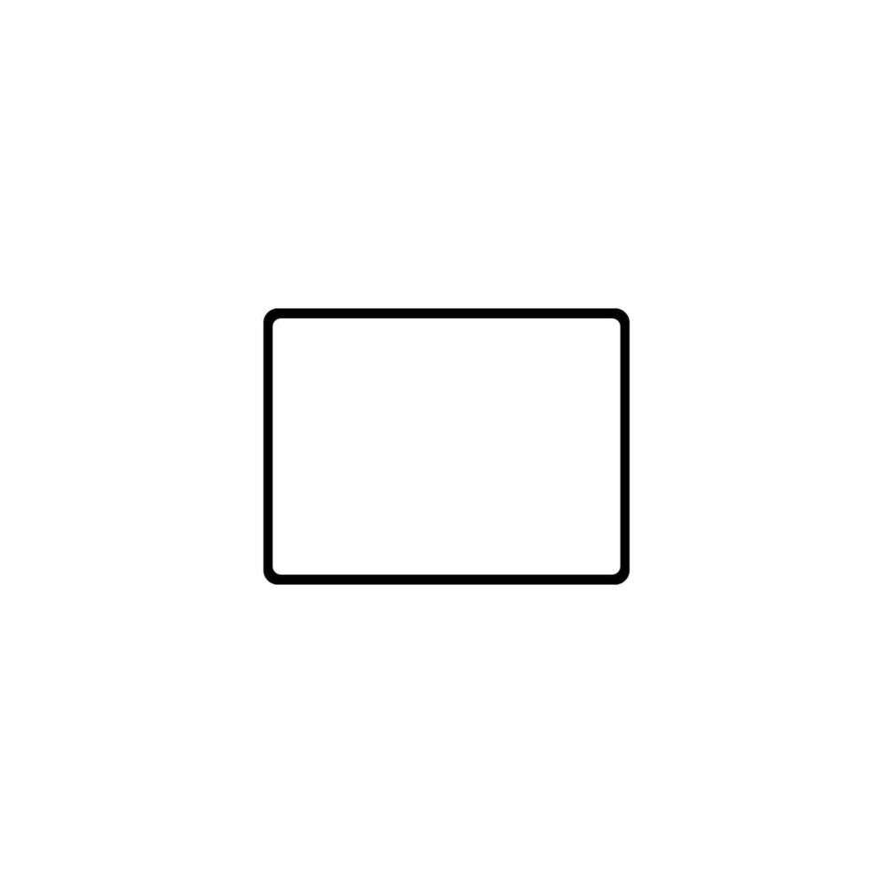 Tablet Computer Silhouette, can use for Pictogram, Logo Gram, Apps, Mock Up, Sign, Icon, Symbol or Graphic Design Element. Flat style vector