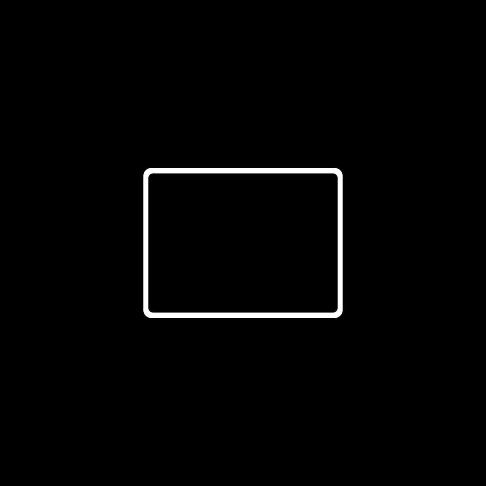 Tablet Computer Silhouette, can use for Pictogram, Logo, Apps, Mock Up, Sign, Icon, Symbol or Graphic Design Element. Size Editable vector