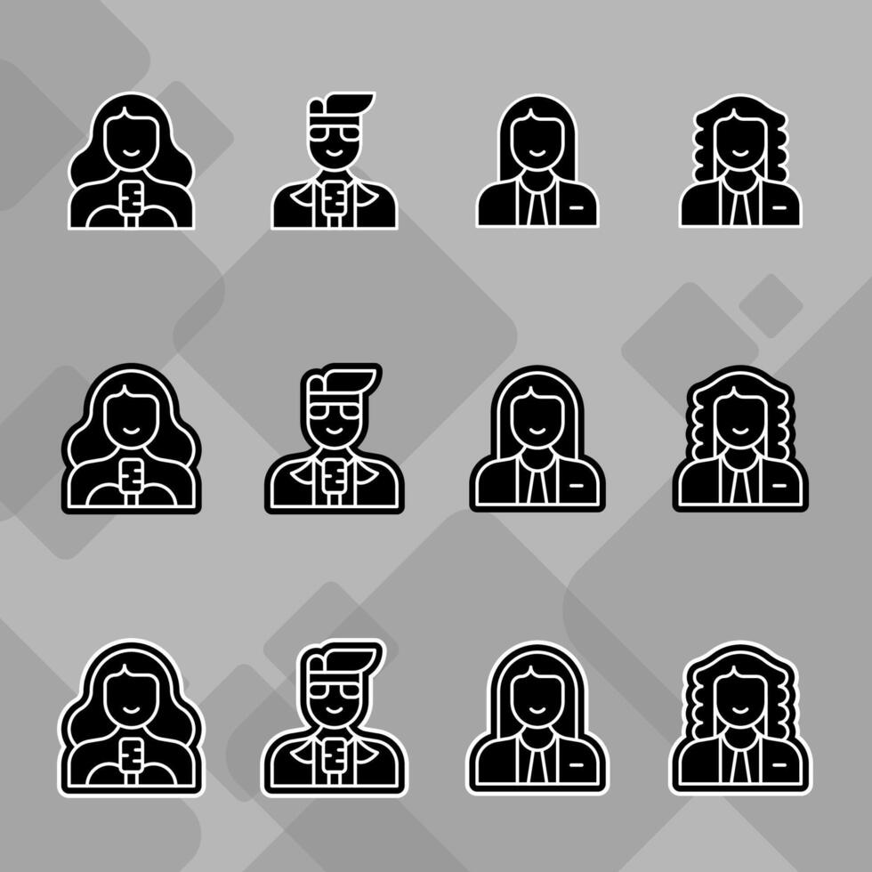Summer Smiles Avatar Collection vector