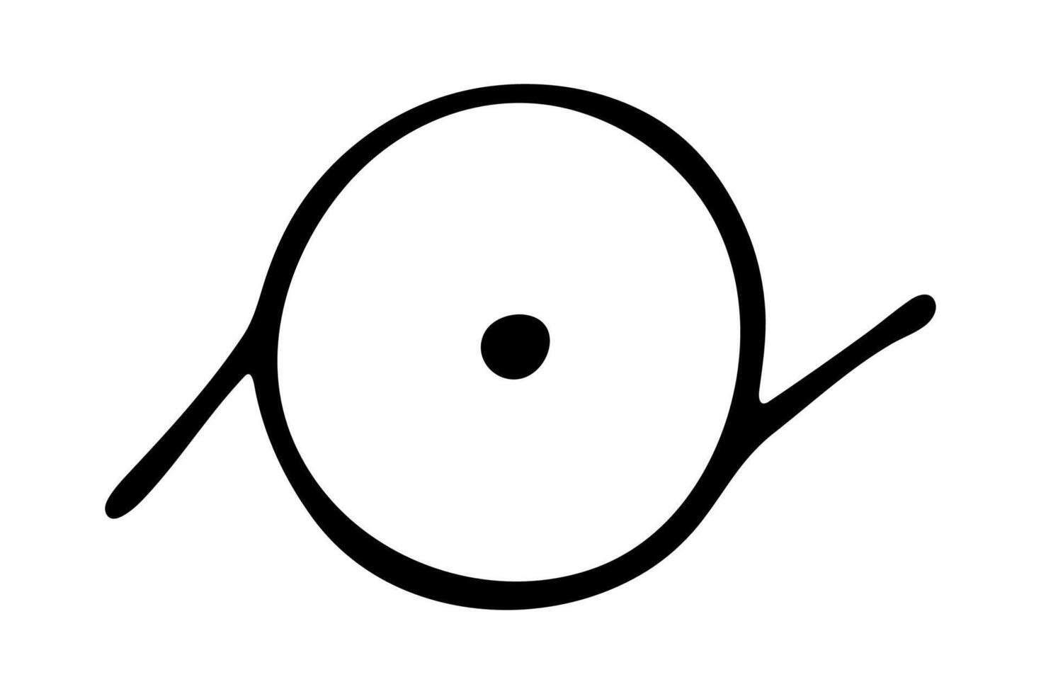 one Hand drawn epicene gender identity icon Symbol used to represent sex and gender vector