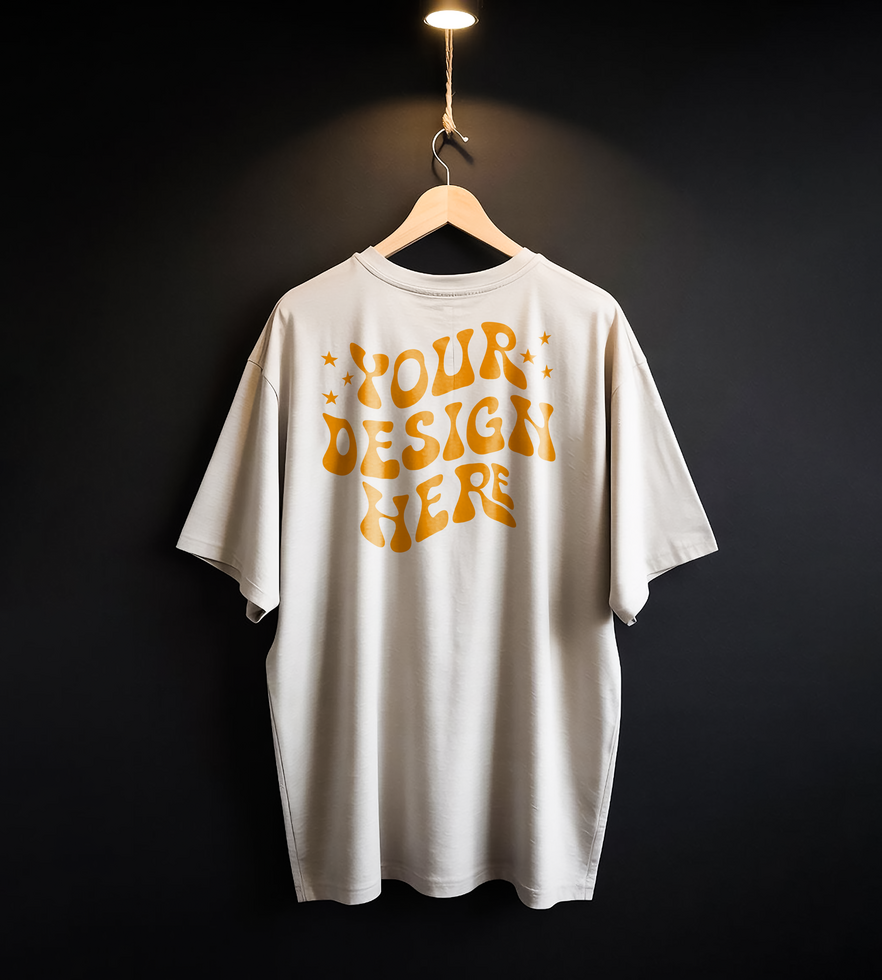 Premium Hanging T-Shirt Mockup Template Hanger psd