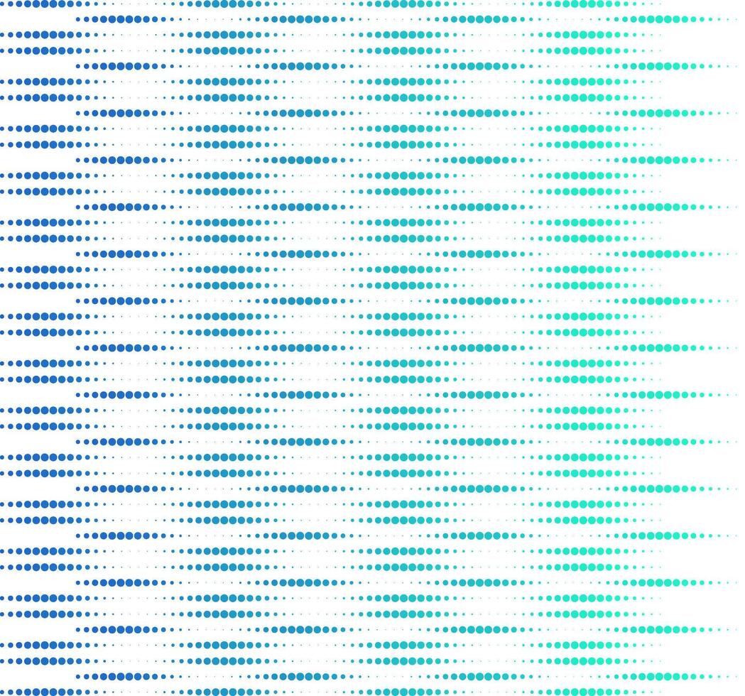 Horizontal Dot Lines Abstract Digital Composition vector