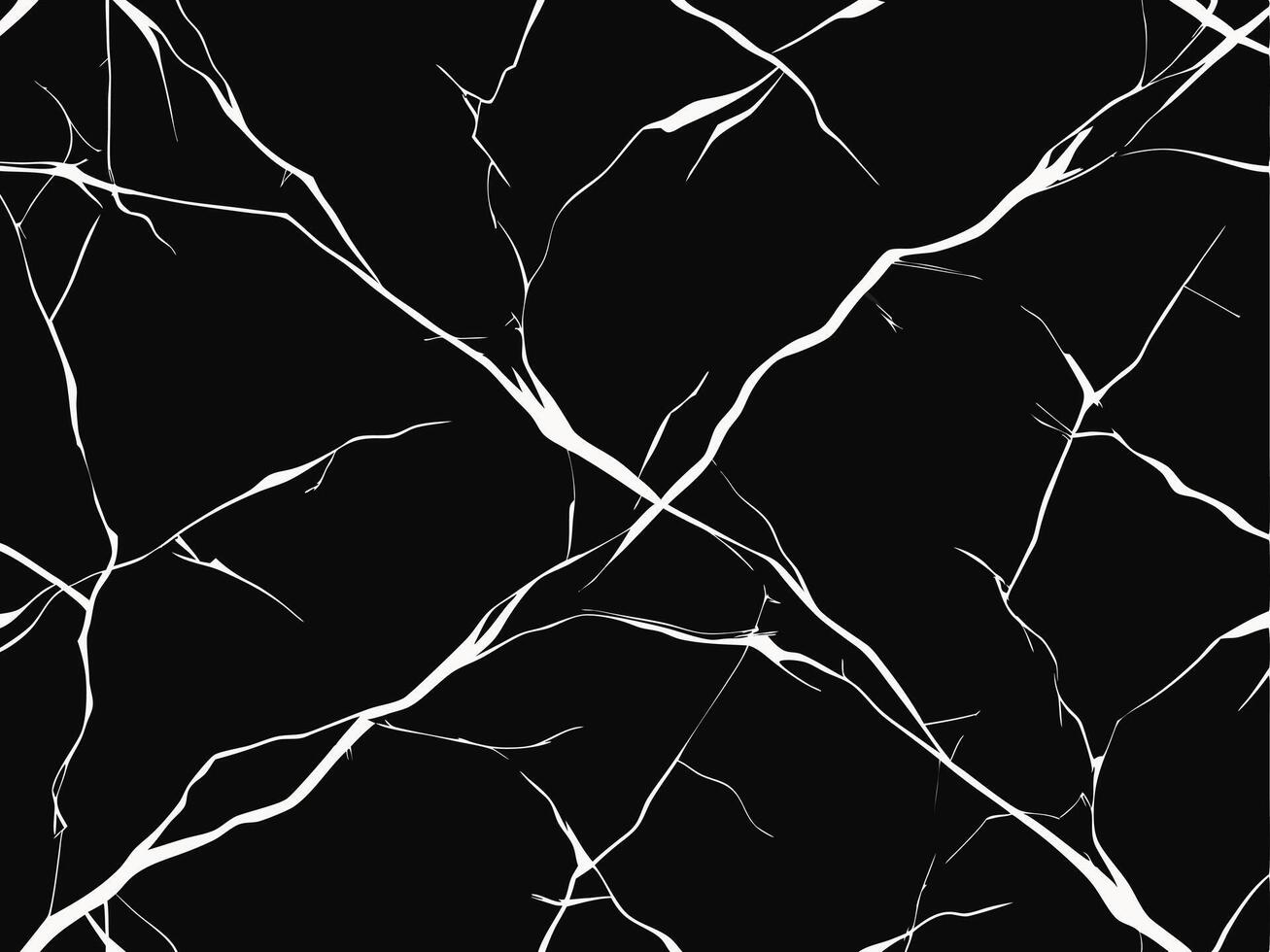 Black Marble with Subtle Veins Pattern. vector