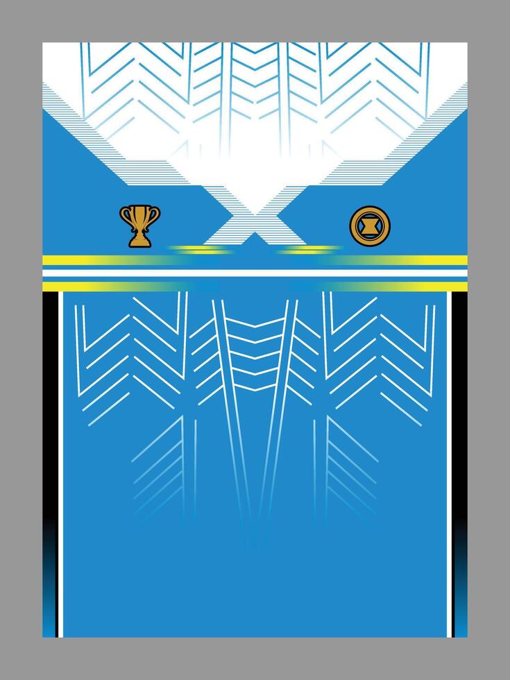 Football Jersey with Trophy and Emblem vector