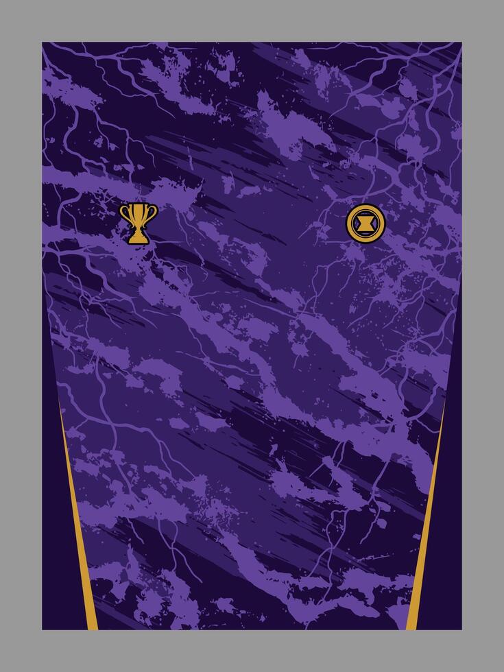Purple abstract jersey with trophy and logo vector