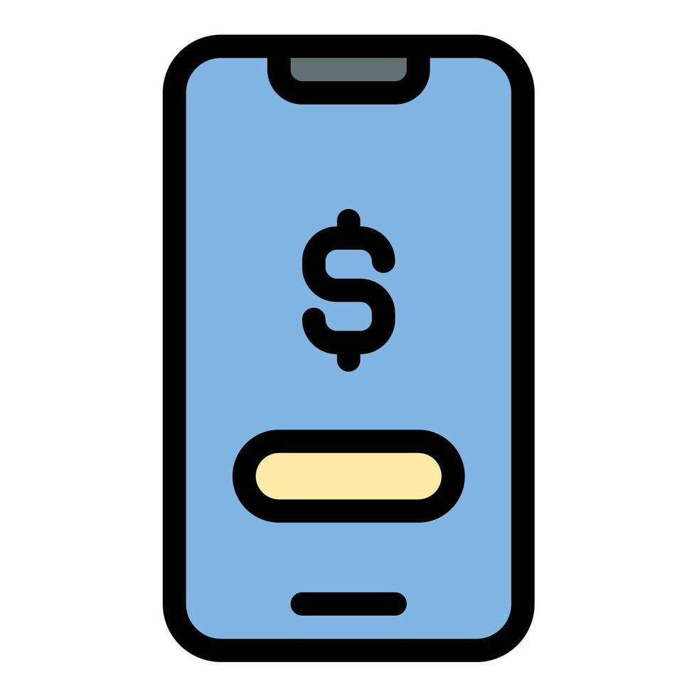 Payment icon flat line style illustration representing financial transactions and online purchases, suitable for e-commerce platforms, digital wallets, and retail checkout systems vector