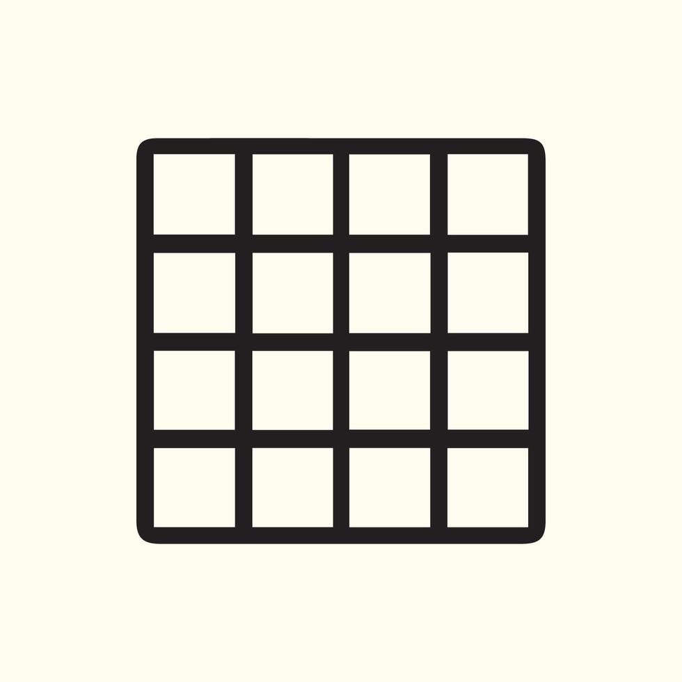 Explore the Grid Structure A Simple Yet Intriguing Visual Design vector