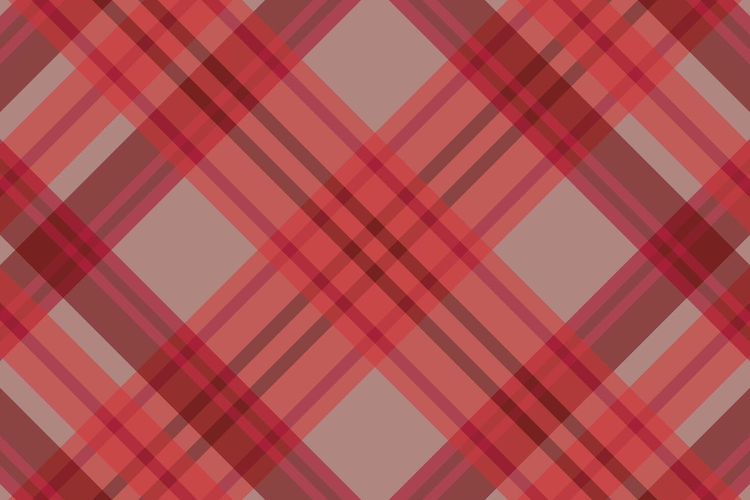 Red plaid patterned background vector