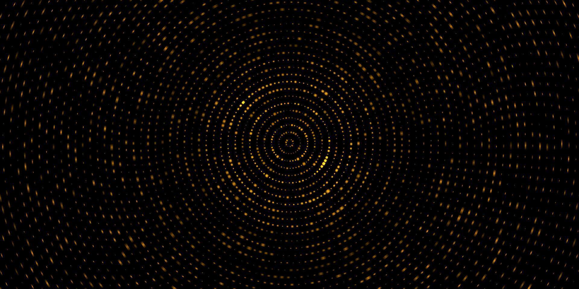 Abstract gold grid pixel pattern background. technology futuristic background vector