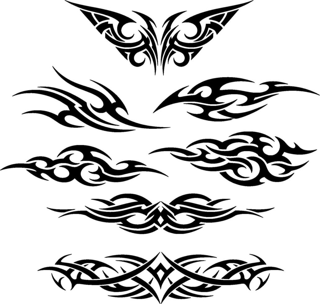 Tribal tattoo designs vector