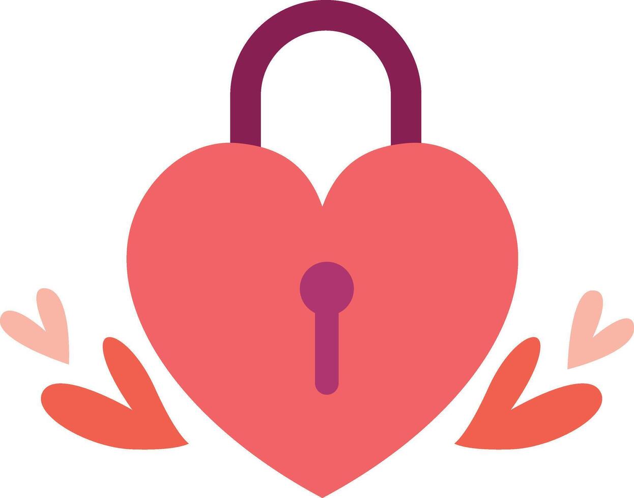 Love Key Valentine Ornament vector