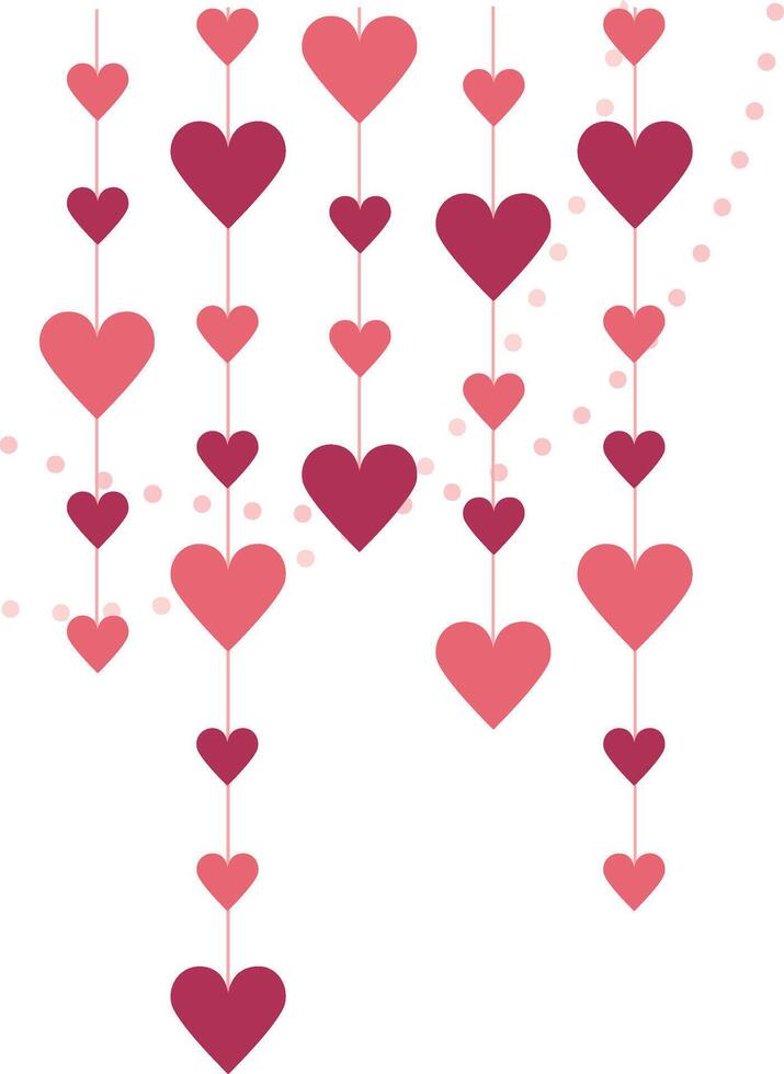 Love Hanging Ornaments vector