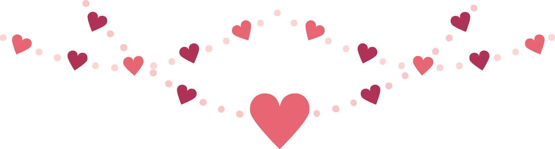 Pink Valentine Ornaments vector