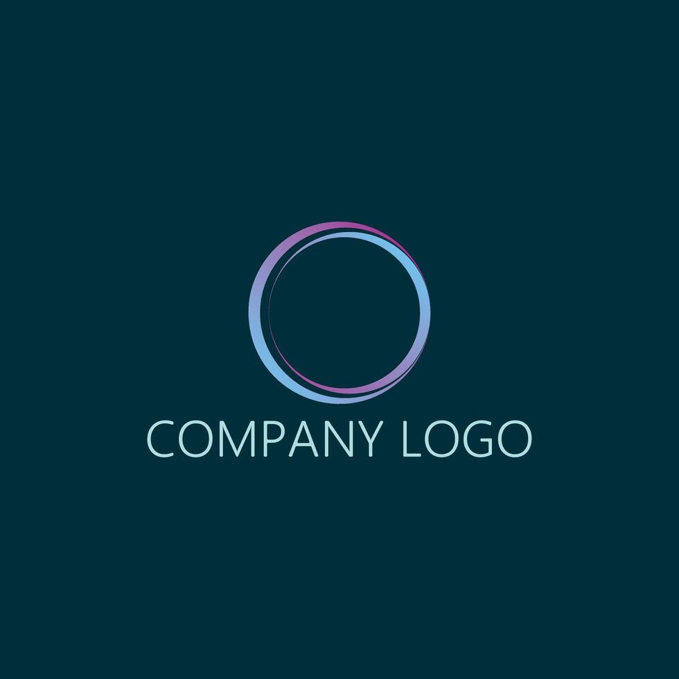 Elegant gradient business logo vector