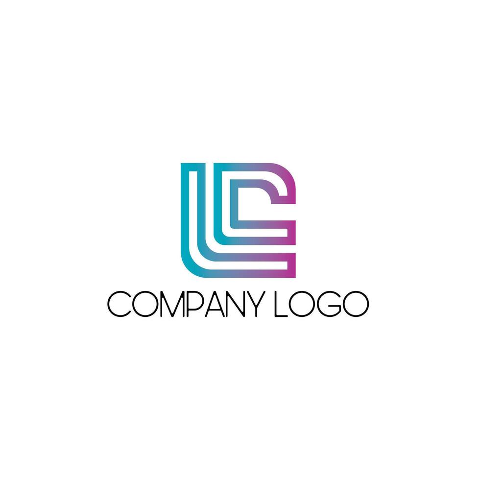 gradient geometric concept logo vector