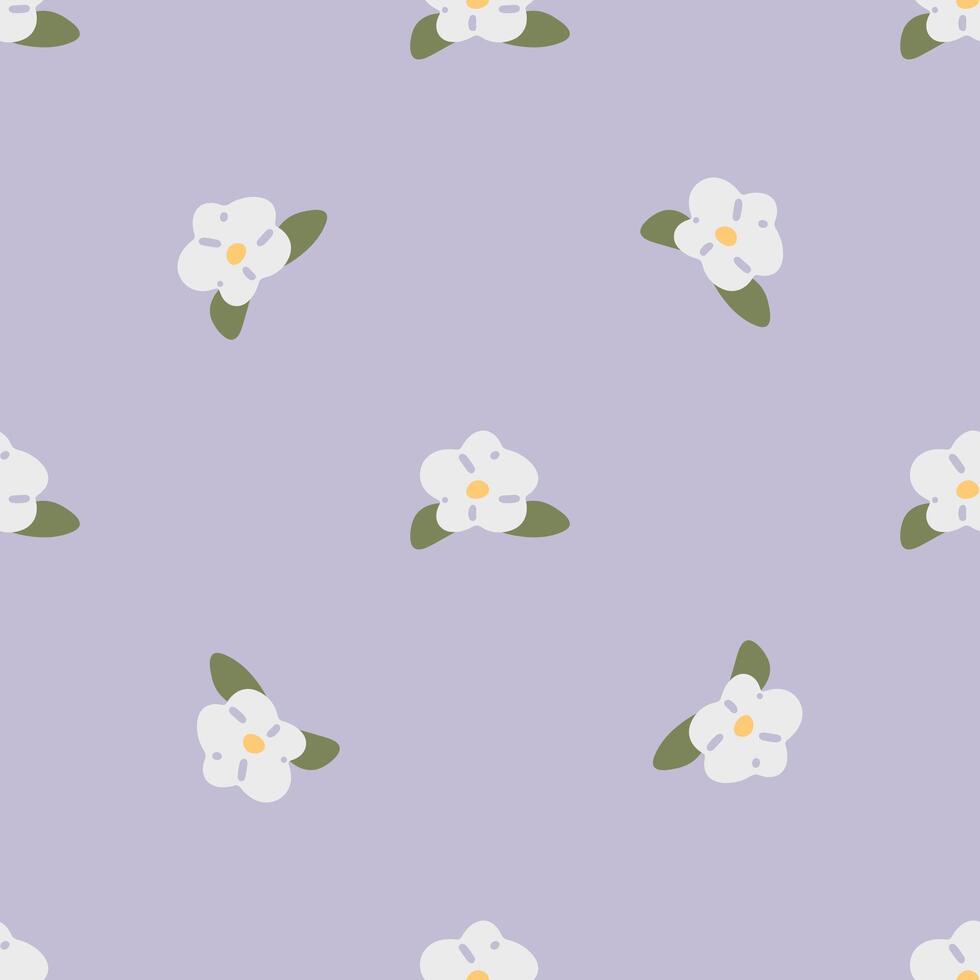 Cute Floral Seamless Pattern Design vector