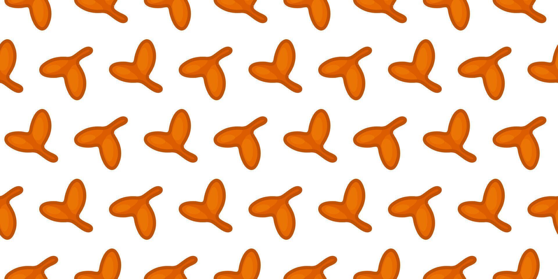 Maple Seeds Seamless Pattern vector
