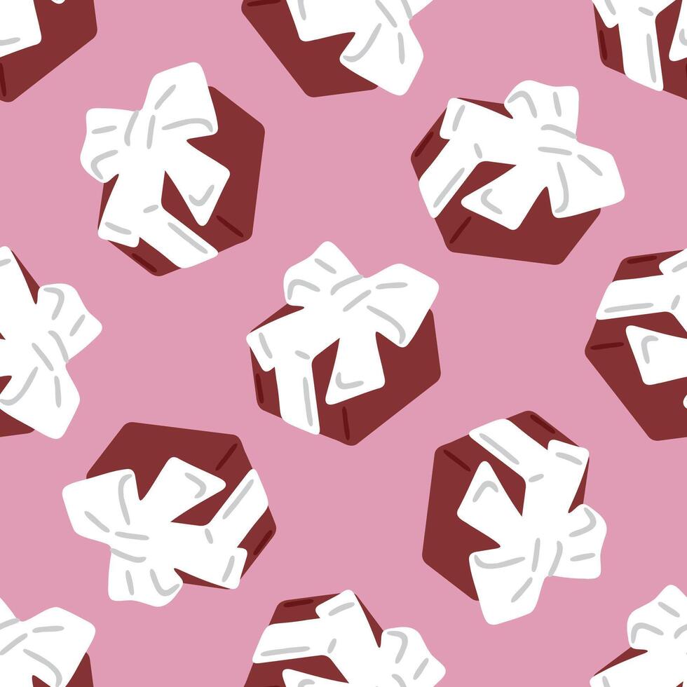 Seamless Cartoon Gift Box Pattern 68103175 Vector Art at Vecteezy