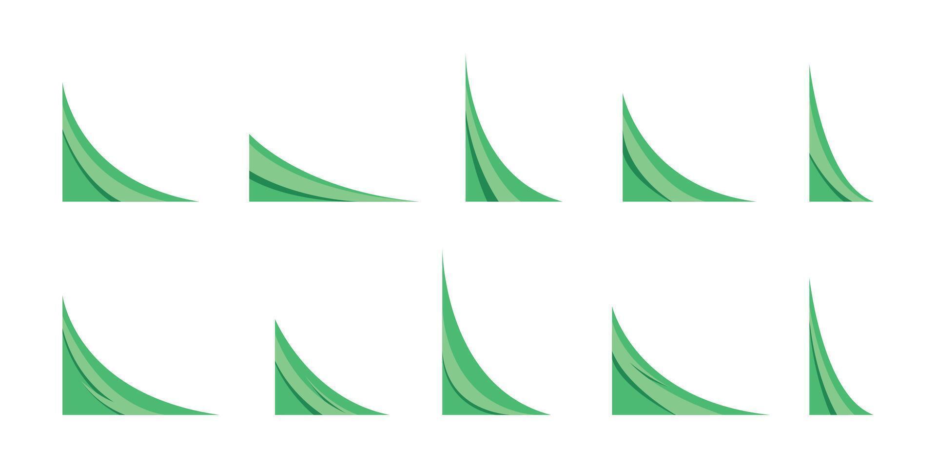 Business Curve Corner vector